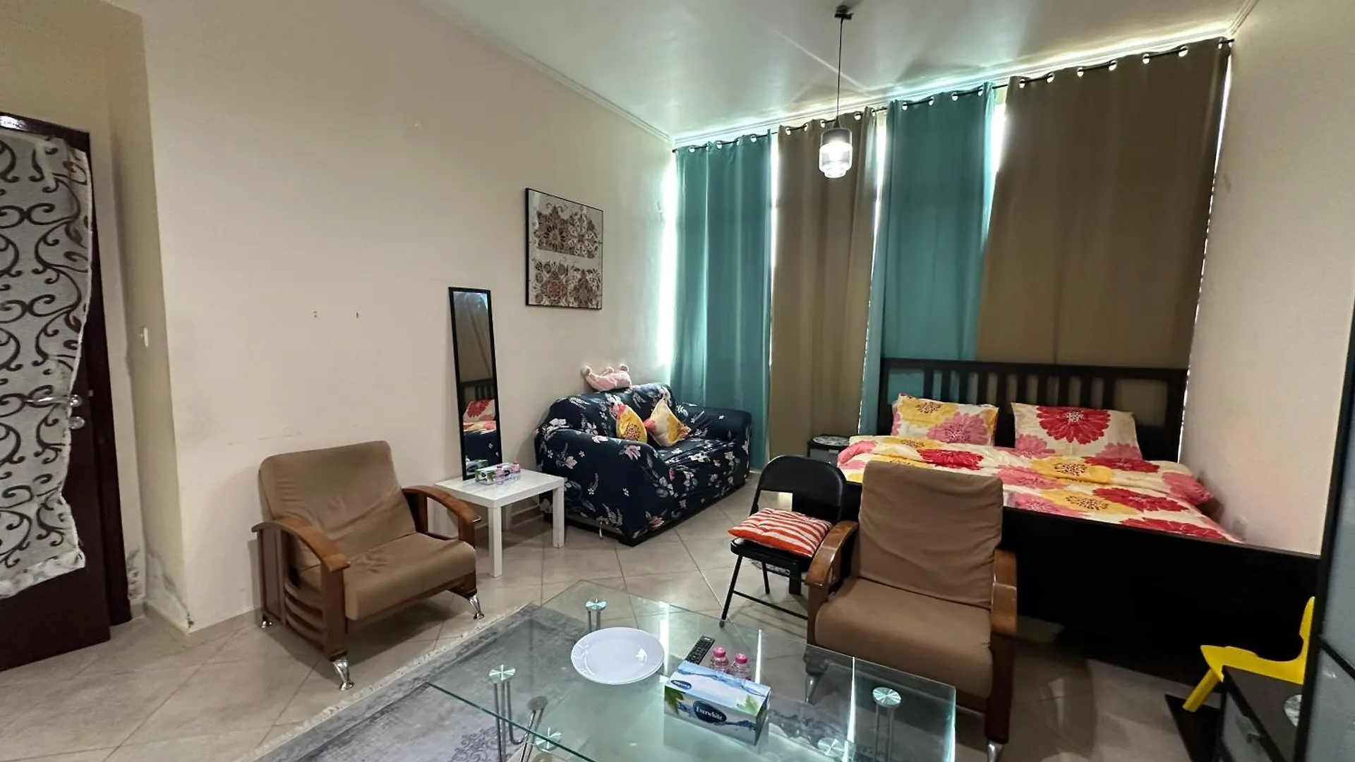 בית אירוח Furnished Hall Private Room With Private Washroom Shared Apartment Near Alwahda Mall Muroor Abu Dhabi Flat1002
